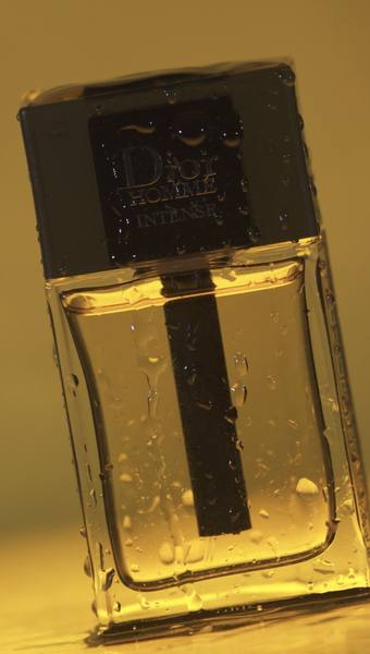 Dior fragrance product photography — luxury beauty brand content campaign
