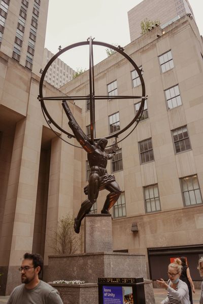 Architectural photography — downtown Manhattan sculpture, NYC by byag.studio